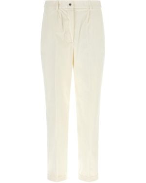 Kiton Corduroy Pants - White