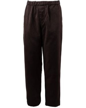 Casey Casey Elastic-Waistband Pants - Black