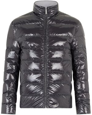 Thom Browne Reversible Quilted Down Jacket - Gray