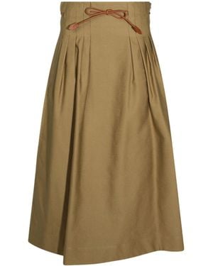 Max Mara Mxmtempio Skirt - Natural