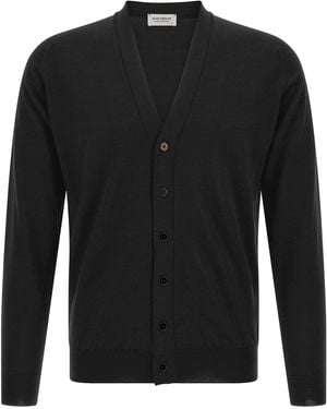 John Smedley 'Bradrick' Cardigan - Black