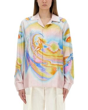 CASABLANCA Psychedelic Nirvana" Shirt - Gray
