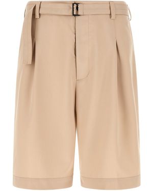 Cellar Door 'Viper' Bermuda Shorts - Natural