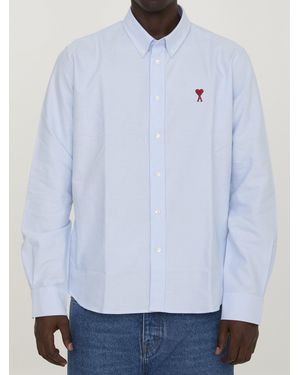 Ami Paris Ami De Coeur Shirt - Blue