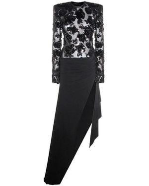Nissa Evening Dress - Black