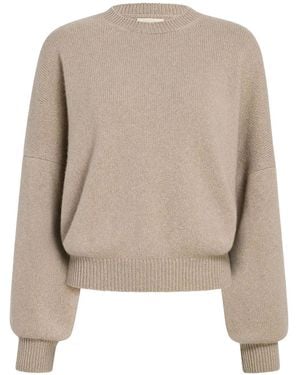 KHAITE Margaux Cashmere Sweater - Natural