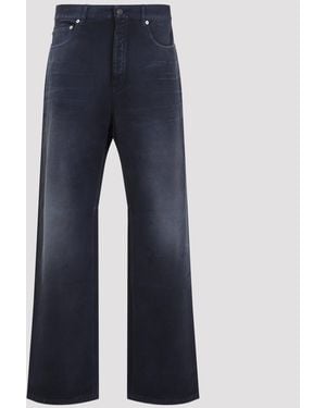 Balenciaga Curved Knee Pants - Blue