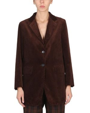 Margaret Howell Corduroy Single-Breasted Blazer - Brown