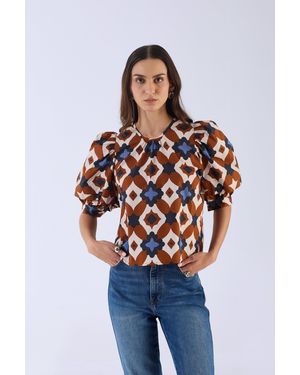 Beyond By Vera Lilly Top - Blue