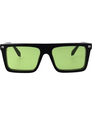 Off-White c/o Virgil Abloh Acetate Sunglasses - Green