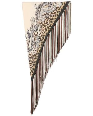 Etro Fringe Foulard Cm 70X70 - Multicolor