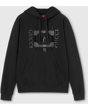 Gucci Hoodie With Logo - Black