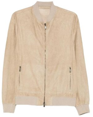 Salvatore Santoro Jacket Suede - Natural