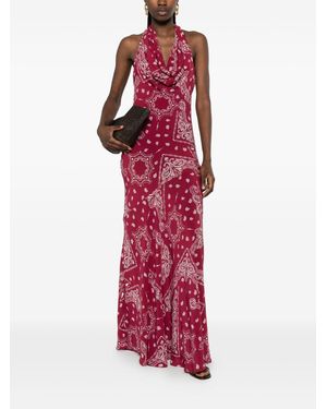VENUJA Long Beach Robe - Red