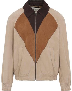 Valentino Leather Jacket - Brown