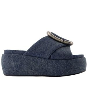 Marc Jacobs The Platform Sandals - Blue