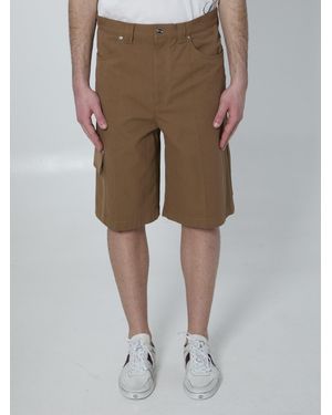 Gucci Camel Denim Bermuda Shorts - Natural