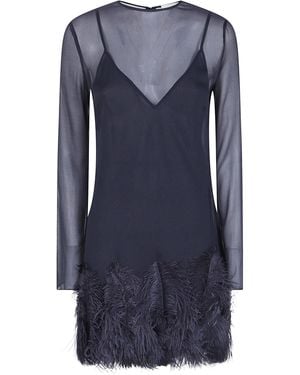 Semicouture "Rae" Mini Dress - Blue