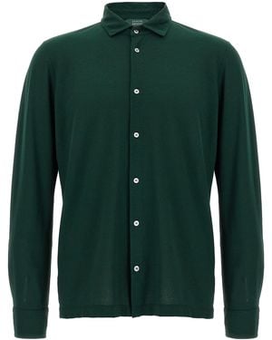 Zanone 'Ice Cotton' Shirt - Green