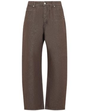 Jacquemus Jacquard Tempo Jeans - Brown