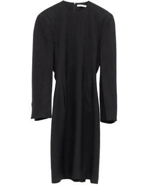 Phoebe Philo Kinked Tailored Dress - Black