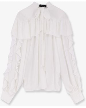 ACTUALEE Voile Shirt - White