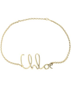 Chloé Chloã Metal Chain Belt - Natural