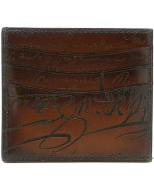 Berluti 'Bambou' Card Holder - Brown