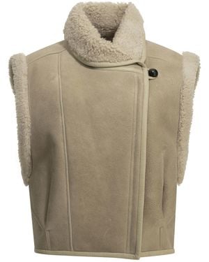 Isabel Marant "Alime" Sleeveless Jacket - Gray