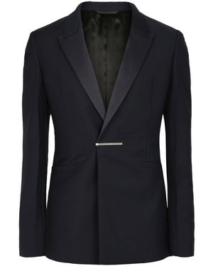 Givenchy Evening Jacket With Metal Clip Closure - Black