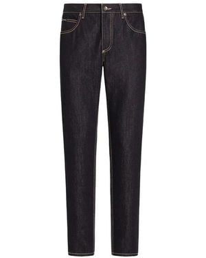Dolce & Gabbana Regular Stretch Jeans - Blue