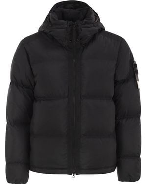 Stone Island Cordura Ripstop Down Jacket - Black