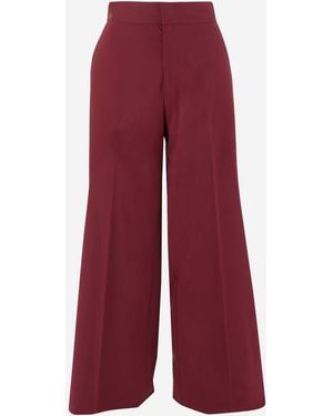 Sa Su Phi Wide-Leg Pants - Red