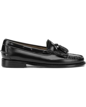 G.H.Bass & Co. "Weejuns Esther Kiltie" Loafers - Black