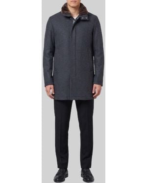 Herno Anthracite Coat - Blue