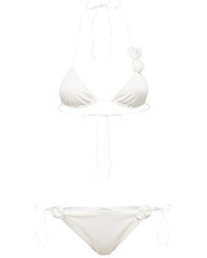 Oséree Triangle Bikini Pearl - White