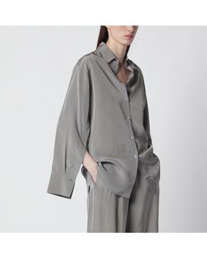 Rohe Light Striped Oversized Shirt - Gray