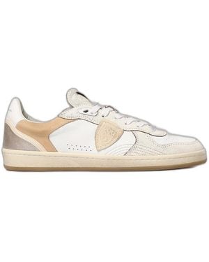 Philippe Model Perforated Sneakers - White