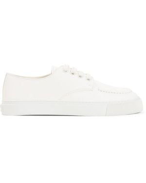 Prada Deer Leather Sneakers - White
