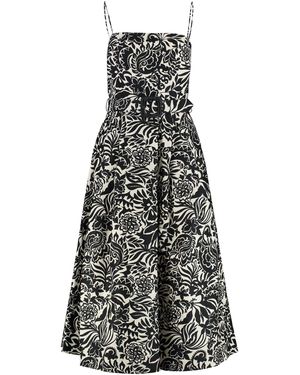 Ralph Lauren Floral Midi Dress - White