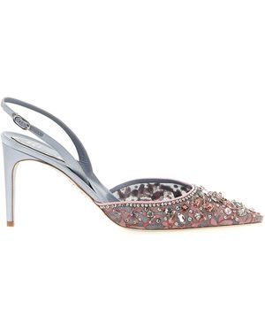 Rene Caovilla René Caovilla 'Cinderella' Slingback - White