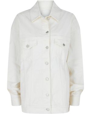 Givenchy Oversized Denim Jacket - White