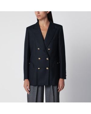 Blazé Milano Doublebreasted Wool Jacket - Black