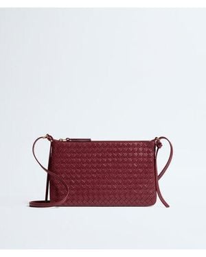 Bottega Veneta Lava Gemellini Medium Shoulder Bag - Red