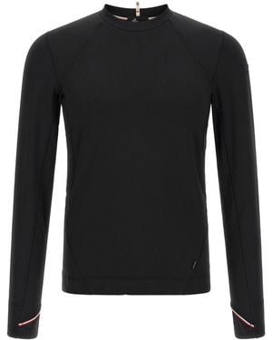 Moncler Polartec Thermal Turtleneck Sweater - Black