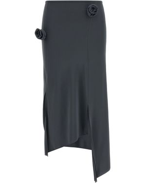 Coperni Polyamide Midi Skirt - Gray