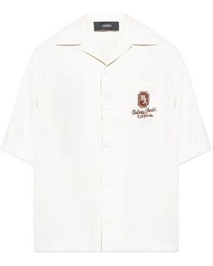Amiri Ma Chateau Camp Shirt - White