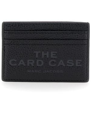 Marc Jacobs Card-Holder With Embossed Logo - Black