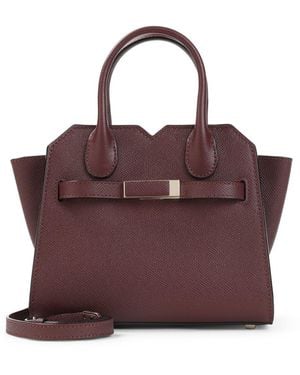 Valextra Milano Micro Bag - Purple