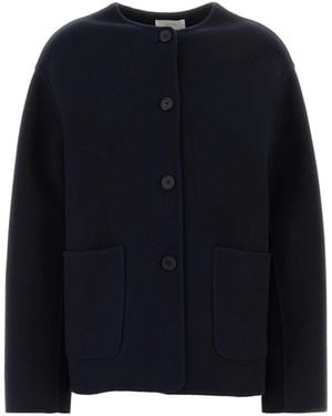 The Row Midnight Wool Blend Quintus Jacket - Blue